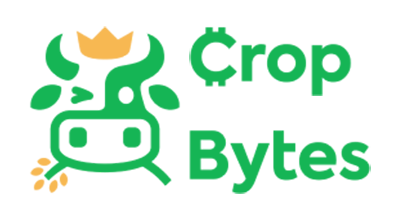 Crop Bytes Crypto Video Game Logo